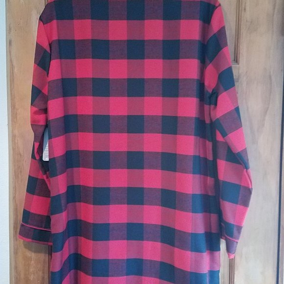 Woman's Disney Holiday Minnie Mouse Flannel Nightshirt - Picture 5 of 6